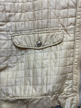 Load image into Gallery viewer, VTG Lady Lavon Jacket Womens Small Cornsilk Nylon Zip Up Shoulder Pads Oversized