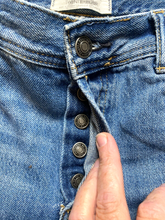 Load image into Gallery viewer, Free People Jeans Womens 24x26 Ripped Button Fly Straight We The Free Thrashed