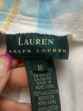 Load image into Gallery viewer, Lauren Ralph Lauren Shorts Womens 16x6 White Flat Front Chino Solid Casual Lady