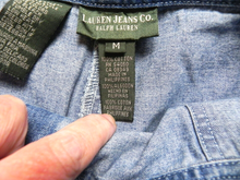 Load image into Gallery viewer, Lauren Ralph Lauren Jeans Womens Medium (31x19.5) Wide Leg Cropped Denim Ladies