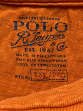 Load image into Gallery viewer, POLO Ralph Lauren Shirt Adult 2XL XXL Orange Single Stitch Streetwear Mens