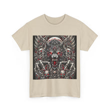 Load image into Gallery viewer, Werewolf Flames Skulls Wolf T-Shirt - Size S - 5XL