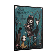 Load image into Gallery viewer, Collect Strange Moments Not Things Rolled Poster — Gothic Whimsical Woodland Fantasy Wall Art