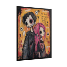 Load image into Gallery viewer, Gothic Pink Hair Girl Art Print – "Your Story Isn't Over—The Best Part Is Still Ahead" Hopeful Quote Wall Decor