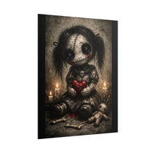 Load image into Gallery viewer, Gothic Voodoo Doll Poster – Creepy Cute Horror Art Print