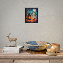 Load image into Gallery viewer, "Move Forward" Lantern & Butterfly Motivational Poster – Whimsical Wall Art Print