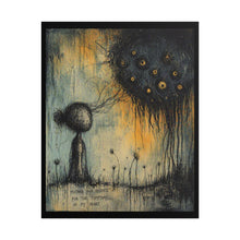 Load image into Gallery viewer, Surreal Night Whispers Poster — Moody Art Print with Eye Cloud