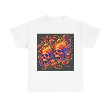 Load image into Gallery viewer, Flaming Skulls T-Shirt - Size S - 5XL