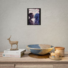 Load image into Gallery viewer, Skeleton Lovers Poster — "Love feels like a dream you never want to wake up from" Romantic Goth Wall Art (Rolled Poster)