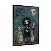 Load image into Gallery viewer, Soft Heart Strange Mind Brave Soul Rolled Poster — Gothic Whimsical Fantasy Wall Art