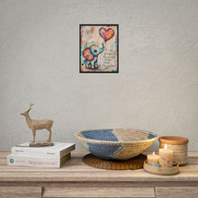 Load image into Gallery viewer, "You Are Stronger Than You Think & More Loved Than You Know" – Cute Inspirational Canvas Poster