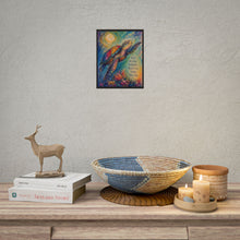 Load image into Gallery viewer, Turtle Time Crayon Art and "Beautiful Things" progress print