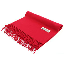 Load image into Gallery viewer, Solid Color Cashmere Feel Scarf 12-pack Red