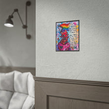 Load image into Gallery viewer, I Survived the Storms Rolled Poster – Cute Devil LGBTQ+ Pride Art Print, Inspirational Rainbow Wall Decor
