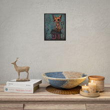Load image into Gallery viewer, Life’s Little Chaos Makes the Best Stories Rolled Poster — Dark Cute Cat House Wall Decor