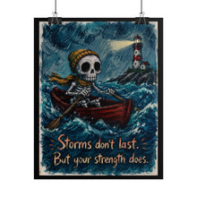 Load image into Gallery viewer, "Brave Hearts Keep Going Anyway" Fox Wall Art | Whimsical Animal Print