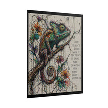 Load image into Gallery viewer, Chameleon Love Rolled Poster — Inspirational Wall Art Print