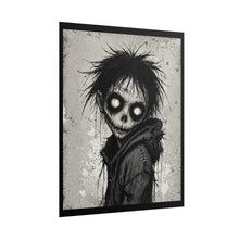 Load image into Gallery viewer, Horror Skull Boy Poster — Dark Gothic Rolled Art Print for Halloween Decor