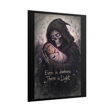 Load image into Gallery viewer, Rolled Poster — Grim Reaper Cradling Baby "Even in Darkness There is Light"