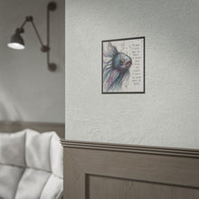 Load image into Gallery viewer, Rolled Poster — Moody Fish Illustration with Quote: “It’s hard to swim when the people you trusted threw stones…”