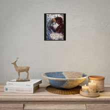 Load image into Gallery viewer, Angel and Demon Art Poster – "The hardest thing is watching someone you love..." Rolled Wall Art