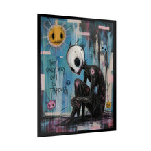 Load image into Gallery viewer, Rolled Poster — "The Only Way Out Is Through" Dark Surreal Art Print