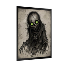 Load image into Gallery viewer, Horror Poster — Glowing Green-Eyed Ghoul Rolled Art Print