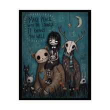 Load image into Gallery viewer, The Forest Keeps Strange Company — Gothic Storybook Poster