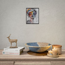 Load image into Gallery viewer, "Living Your Story" Pride Wall Art | Fine Line Sketch Split Color Portrait Poster