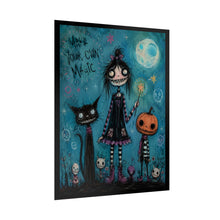Load image into Gallery viewer, Rolled Poster — Whimsical Gothic Halloween Art "Make Your Own Magic"