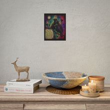 Load image into Gallery viewer, Rolled Poster — Crow Trio with Inspirational Quote (I Don't Have to Choose One Heart)
