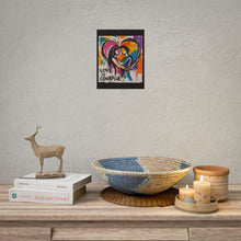 Load image into Gallery viewer, "Love Is Courage" Pride Wall Art | Same-Sex Romantic Embrace Print