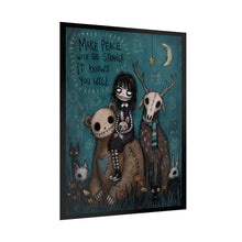 Load image into Gallery viewer, The Forest Keeps Strange Company — Gothic Storybook Poster