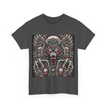 Load image into Gallery viewer, Werewolf Flames Skulls Wolf T-Shirt - Size S - 5XL
