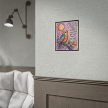 Load image into Gallery viewer, Trust The Journey Quote Bird Art Print | Faith & Direction Wall Decor