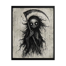 Load image into Gallery viewer, Rolled Poster — Gothic Grim Reaper Art Print, Dark Horror Wall Decor