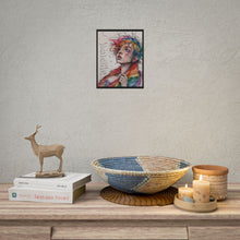 Load image into Gallery viewer, "Makes Sense To Them" Pride Art | Sketch Style Rainbow Hair Portrait Poster