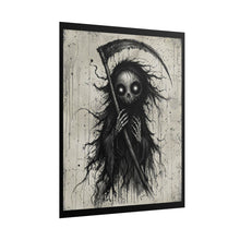 Load image into Gallery viewer, Rolled Poster — Gothic Grim Reaper Art Print, Dark Horror Wall Decor