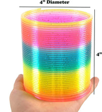 Load image into Gallery viewer, 4" Giant Magic Rainbow Spring (Set Of 6)