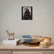 Load image into Gallery viewer, Grim Reaper Heart Poster — “Everyone Is A Monster To Someone” Gothic Wall Art