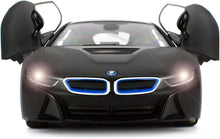 Load image into Gallery viewer, 1:14 RC BMW I8 Authentic W/Open Doors RC Car Black