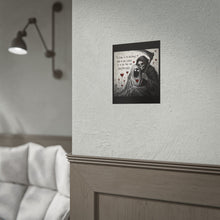 Load image into Gallery viewer, Grim Reaper Love Poster — "To Love is to Destroy" Rolled Art Print