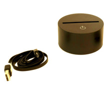 Load image into Gallery viewer, 3D Crisscross Rings Laser Cut Precision LED Lights