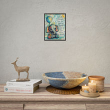 Load image into Gallery viewer, Inspirational Baby Elephant Poster — "You Are Stronger Than You Think" Nursery Wall Art (Rolled Poster)