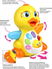 Load image into Gallery viewer, Musical Flapping Duck Educational Toy With Action Light And Music