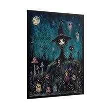 Load image into Gallery viewer, Weird Is Just Another Word for Magic Rolled Poster — Gothic Whimsical Witchy Fantasy Wall Art