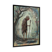 Load image into Gallery viewer, Rolled Poster — ’Pain Is Not a Punishment, It’s a Guide’ Inspirational Grunge Art Print