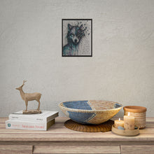 Load image into Gallery viewer, Wolf Art Poster — 'Selfish People Don't See the Damage' Inspirational Rolled Wall Print
