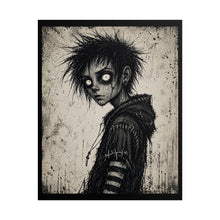 Load image into Gallery viewer, Rolled Poster — Dark Gothic Boy Illustration Art Print