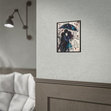 Load image into Gallery viewer, Romantic Umbrella Couple Poster — "I Love How You Make the Quiet Parts of Me Feel Like Home"